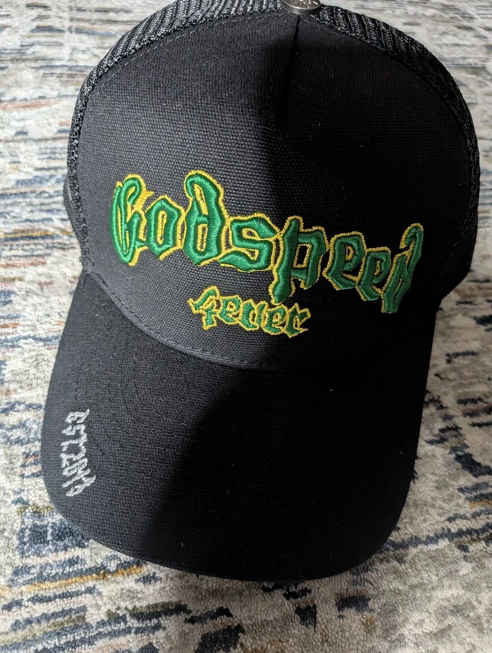 Godspeed GS Forever Trucker Hat Green Yellow SS26 NWOT